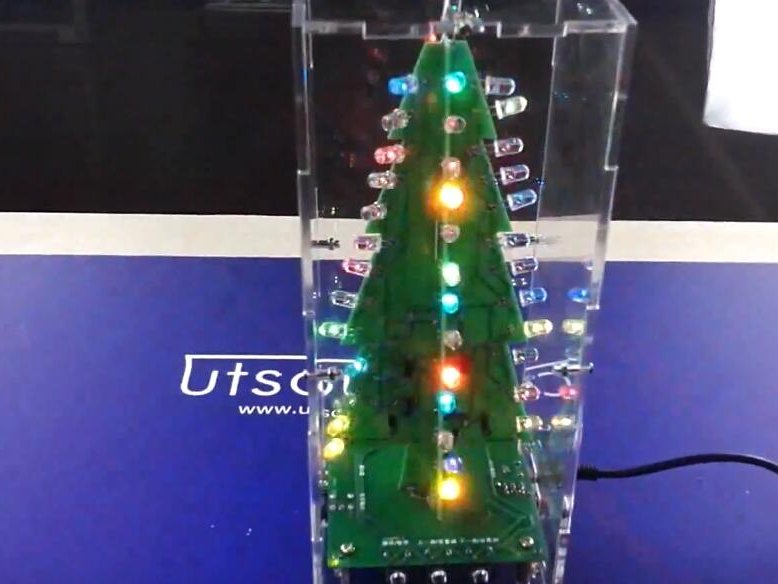 DIY a DIY a LED Christmas Tree Hackster.io