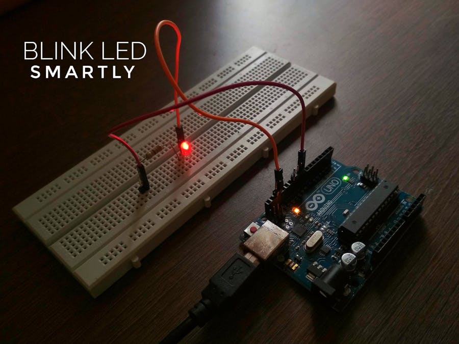 vision Irreplaceable Annoncør Smart LED: Blink LED Using Arduino UNO - Hackster.io