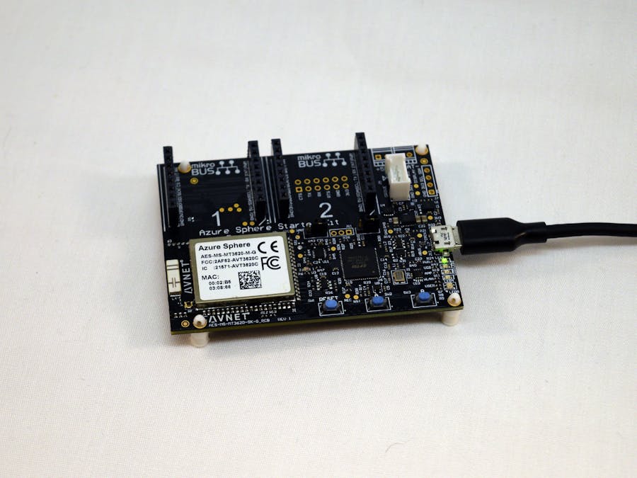 Using the Avnet Azure Sphere Kit's Onboard Sensors