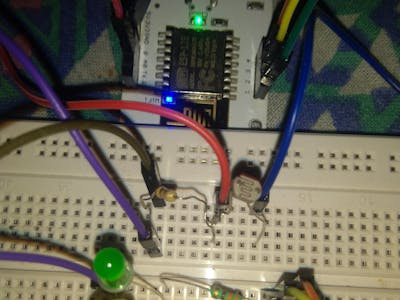 Controlling Lights using LDR Sensor and BOLT wifi module