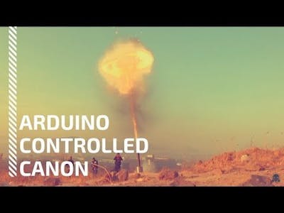 Remote Controlled Cannon Using Arduino