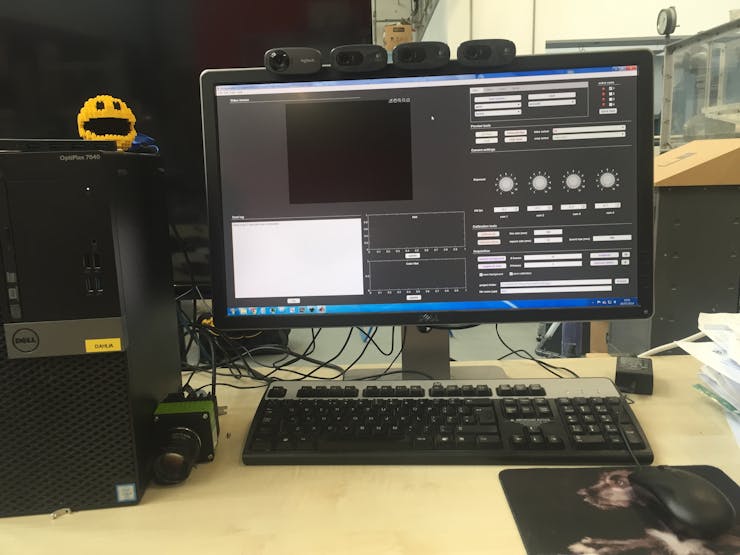 Example single computer setup used for testing.