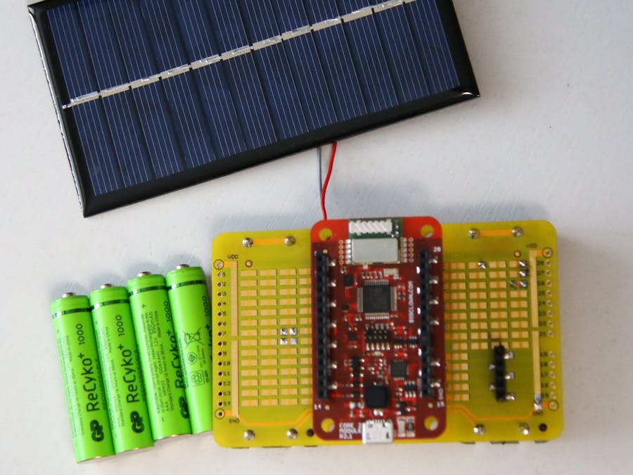Solar Charging NiMH Batteries in HARDWARIO Battery Module