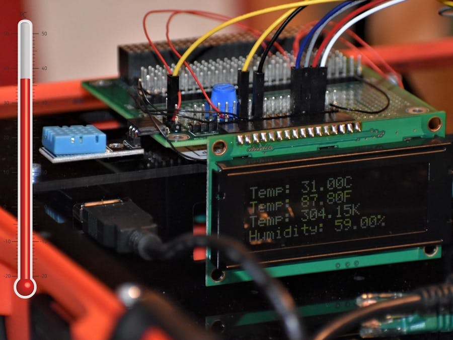 Displaying Temperature and Humidity on an LCD