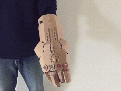 Infinity Gauntlet Controlled Home Automation