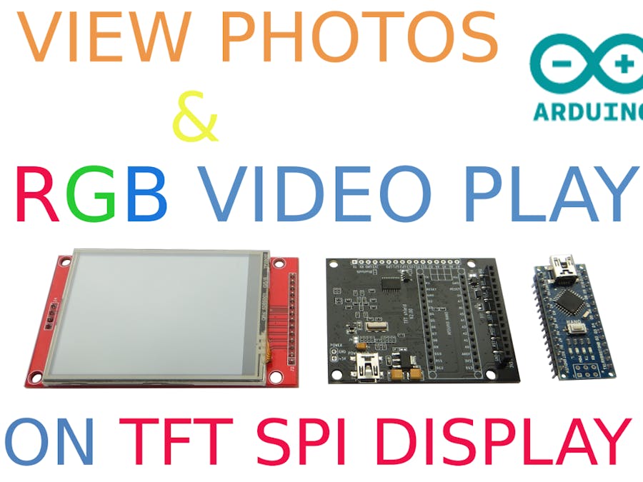 Photos and RGB Video on TFT SPI Display