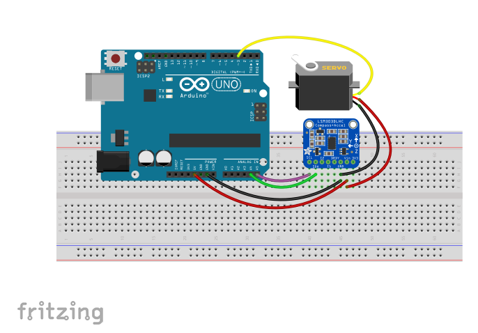 arduino read accelerometer data wire library