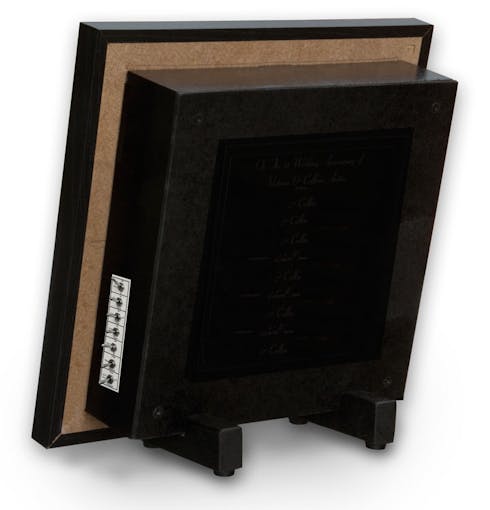 The picture frame version with controls on the side of the clock