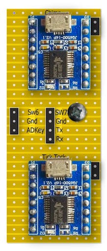 The JQ6500 module board