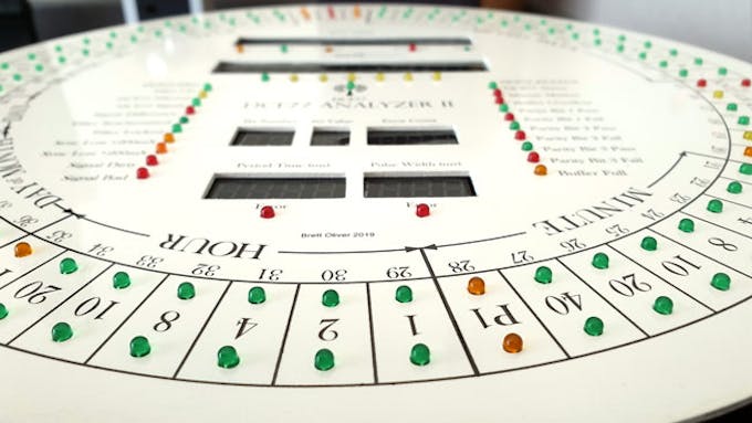 LEDs are a push fit into the dial