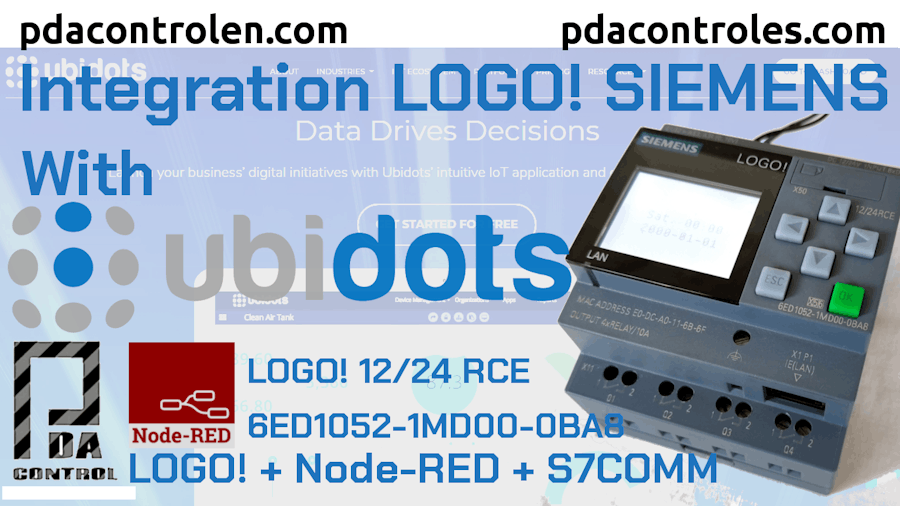 Integration Platform Ubidots with LOGO! Siemens using Nod...
