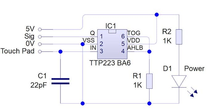 Подключение сенсорной кнопки Word Clock with Minute Resolution of Time in Words - Arduino Project Hub