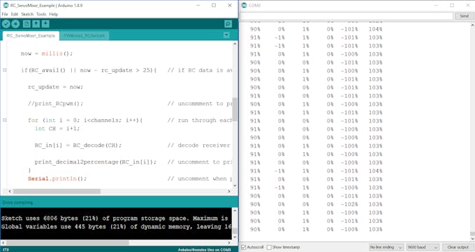 Read Pwm Decode Rc Receiver Input And Apply Fail Safe Arduino Project Hub 6240