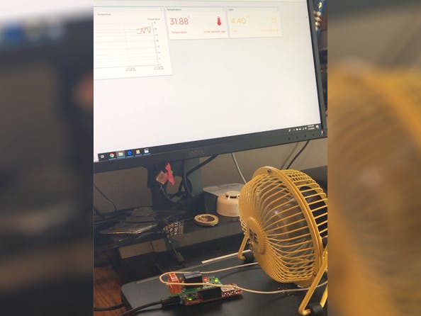 PIC-IoT / Relay Click Fan Controller