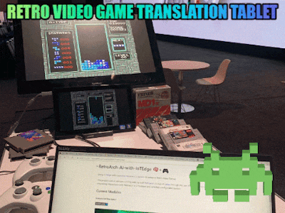 Retro Video Game Translation Tablet with IoT Edge