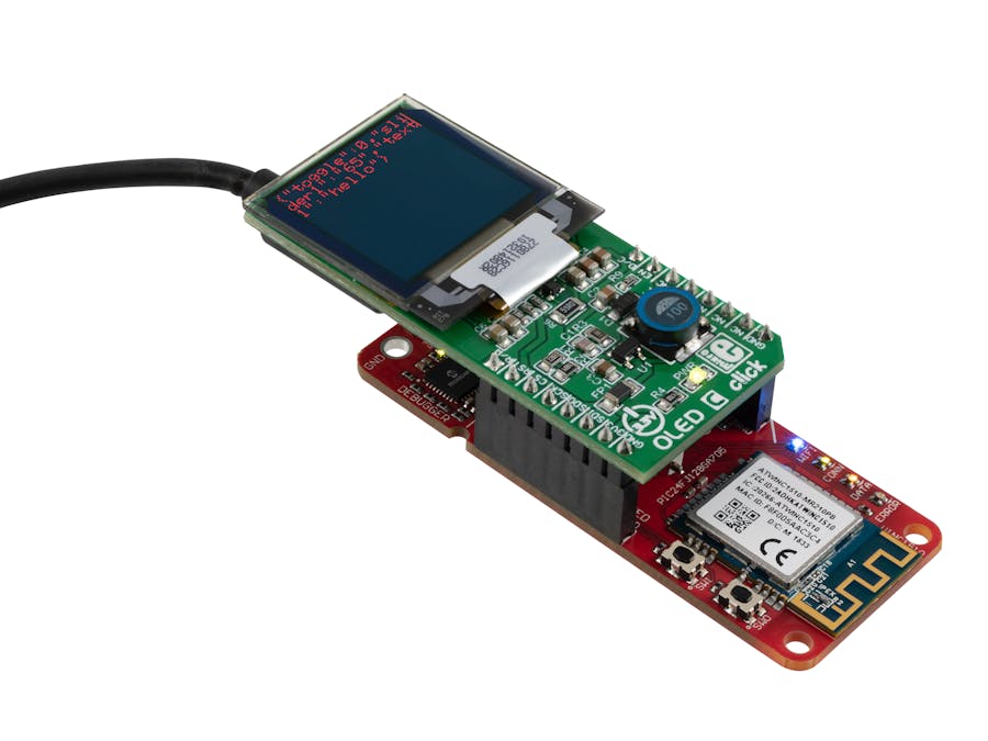 Receive Subscribed Topic Data on PIC-IoT WG From the Cloud