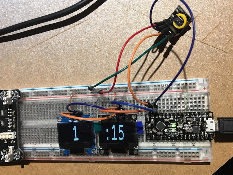 MMOLED Clock