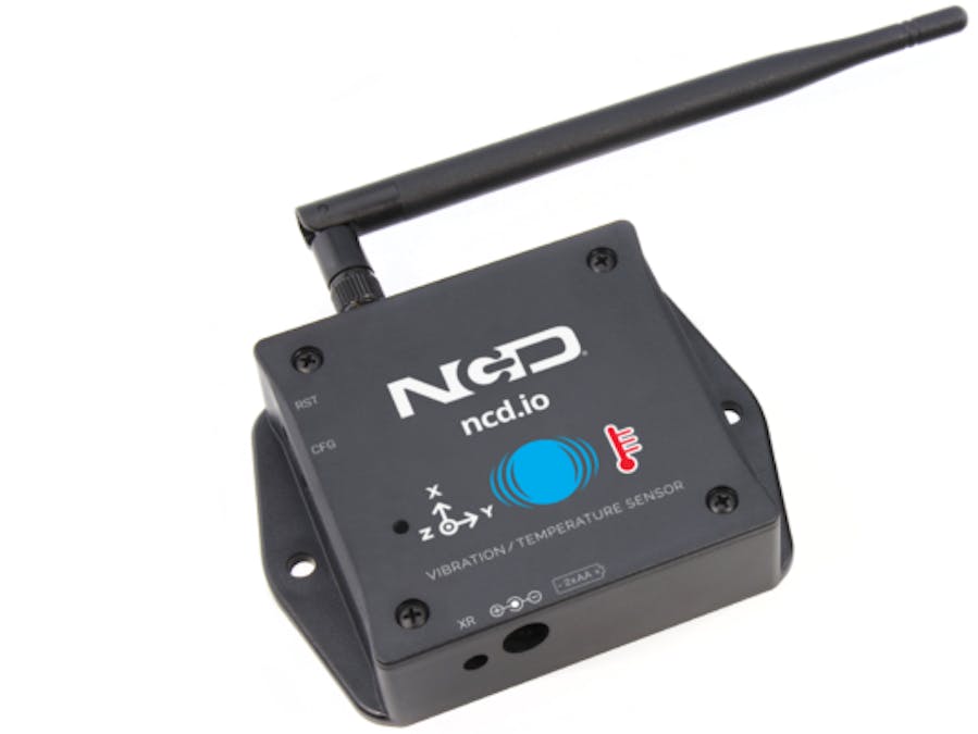Wireless Vibration and Temperature Sensor