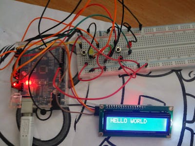 LCD Button Writer
