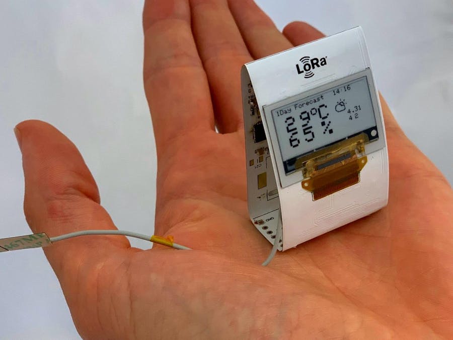 LoRa E Ink - Weather Forecast Demo