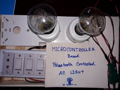Bluetooth Controlled Home Light