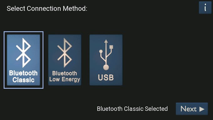 Connect with Bluetooth