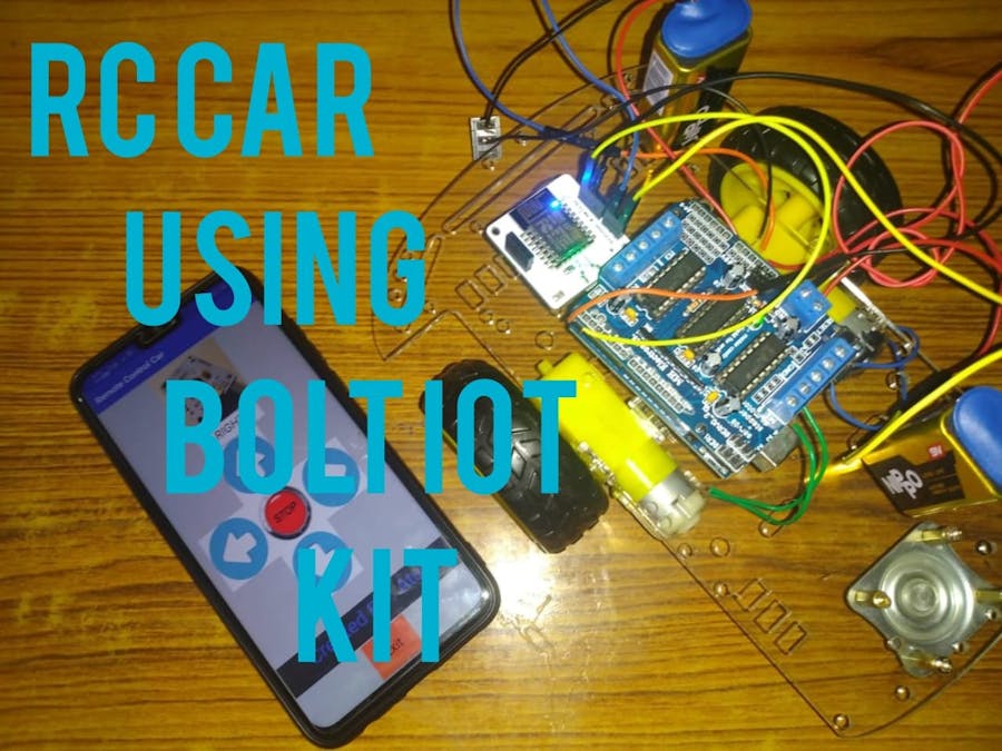Remote Control Car Using Bolt IoT Kit
