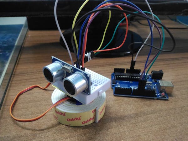 Ultrasonic Sensor Radar Arduino Project Hub 2663