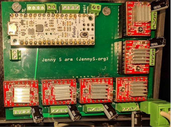 Jenny 5 arm electronics