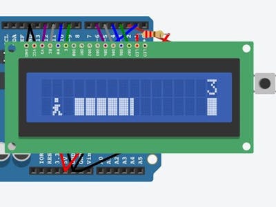Simple LCD Arduino Game