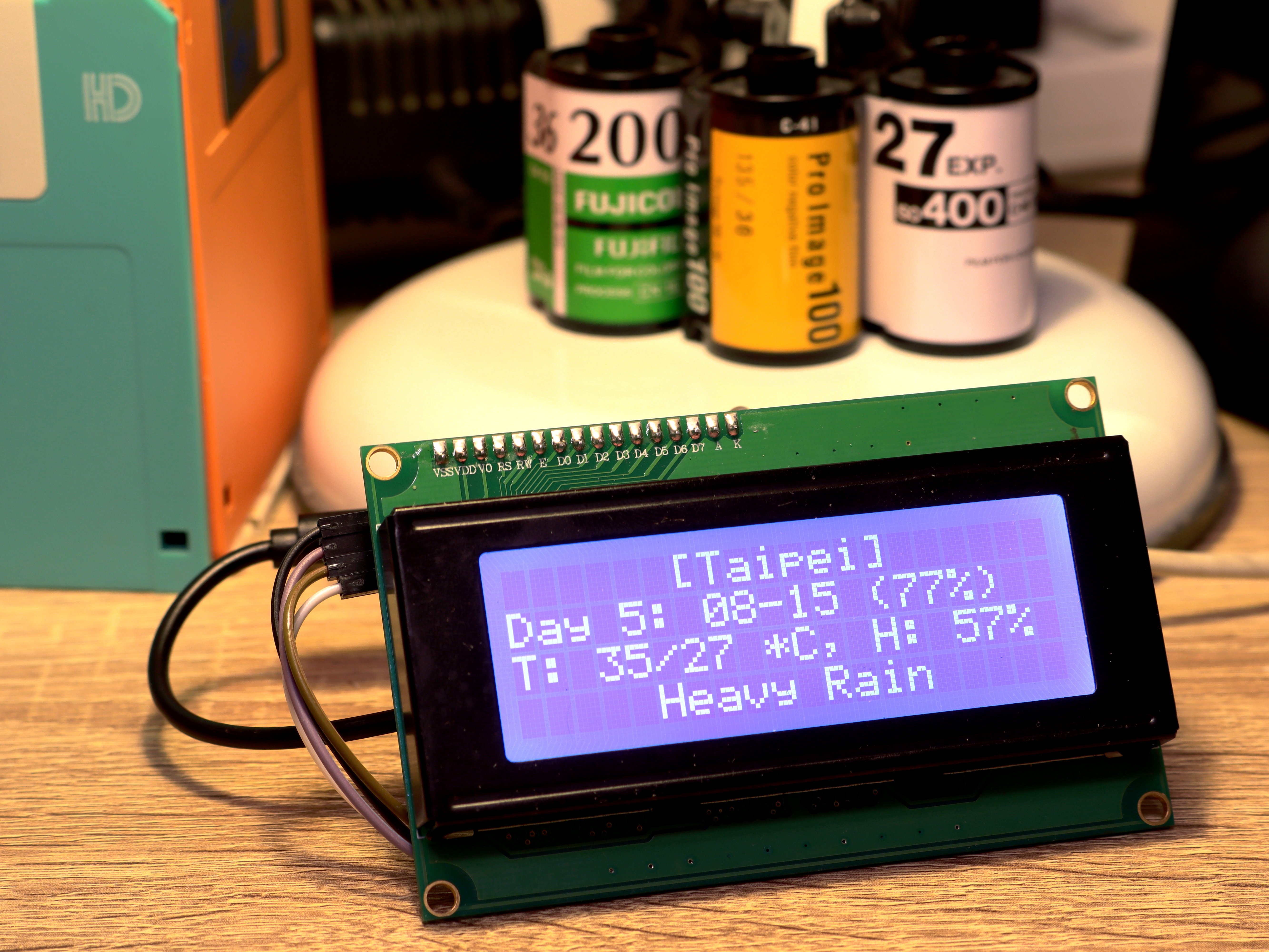 micropython lcd display free sample