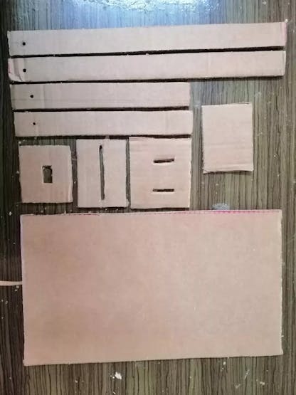 Card-paper parts