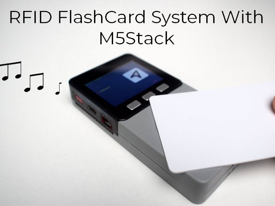 M5Stack RFID Face Wav Playing Flashcard Program