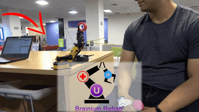 Brainium Rehab: Rehabilitation Trainer with Robotic Arm