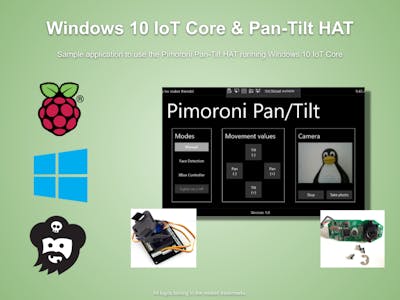 HomeBearTilt: Windows 10 IoT Core + Pimoroni Pan-Tilt HAT