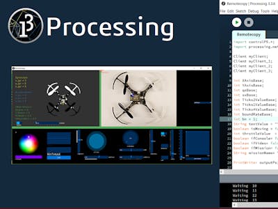Control ESPcopter with Processing Software
