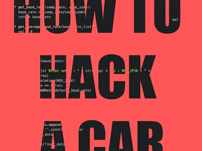 How to Hack a Car
