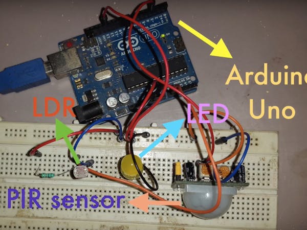 Automatic Motion Triggered Street Light - Arduino Project Hub