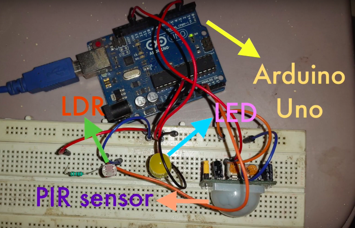 pir sensor used in street lights