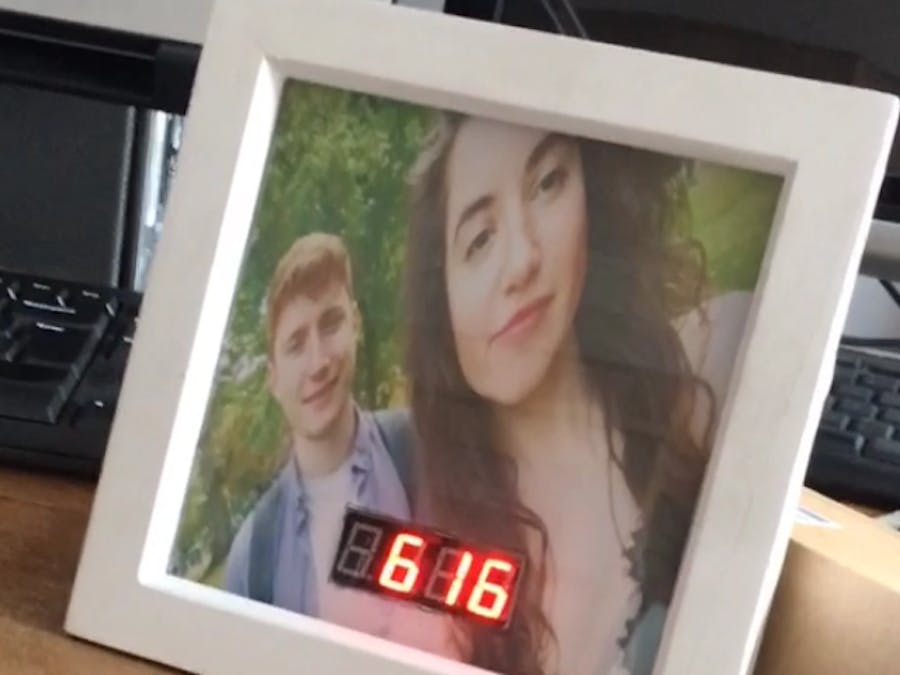 Valentines Day Idea - Days Spent Together Counter (Photo)