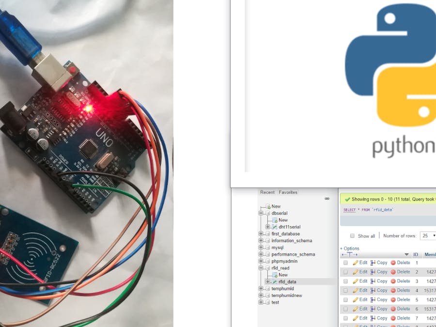 Attendance System Using Arduino and RFID with Python