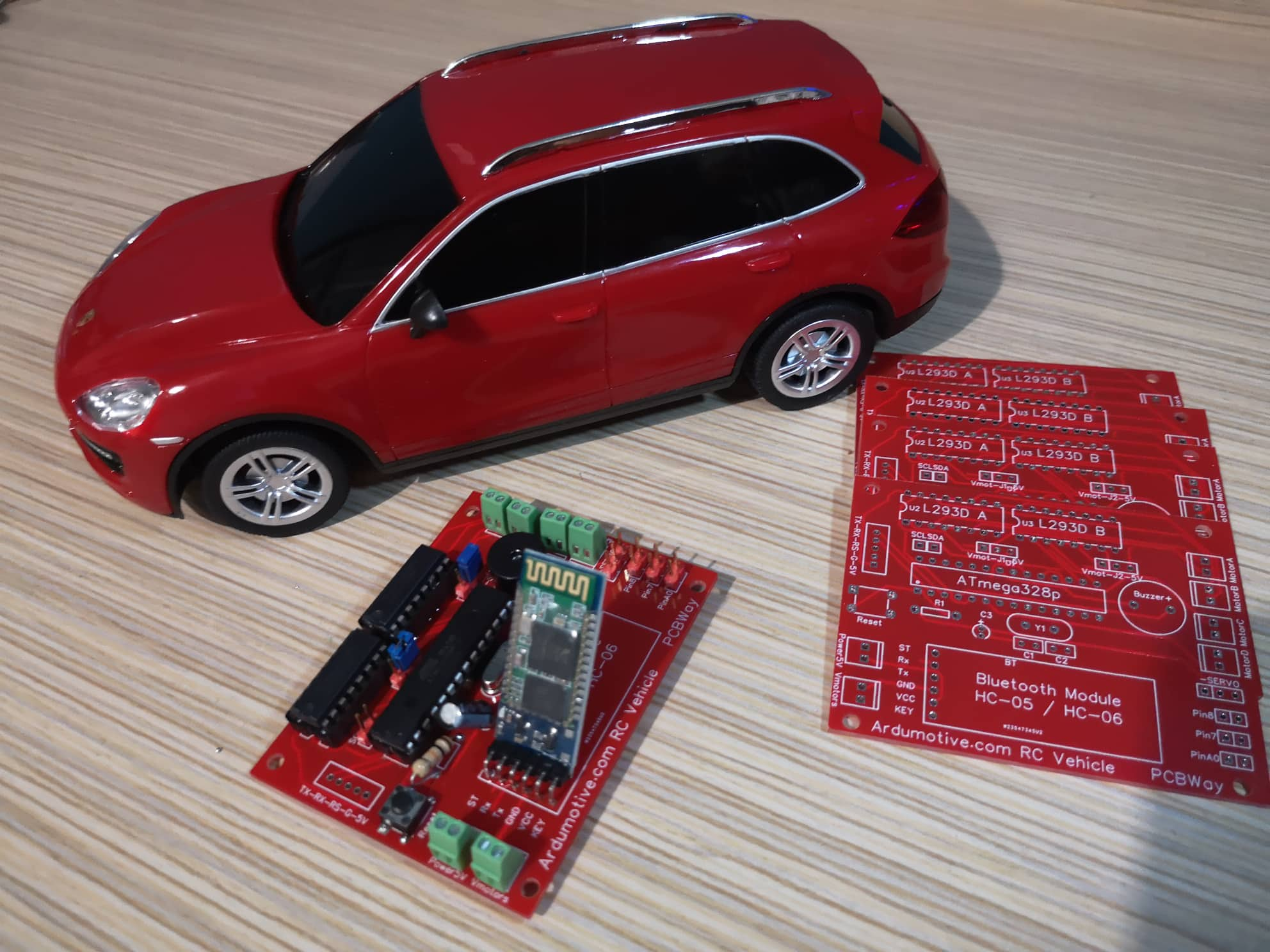 arduino bluetooth car l293d