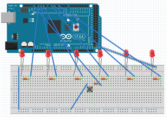 Led Light Up Sequence With Button As Switch - Arduino Project Hub