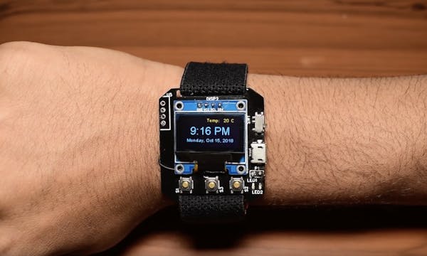 Homemade Smartwatch Features Beautifully Simple Interface