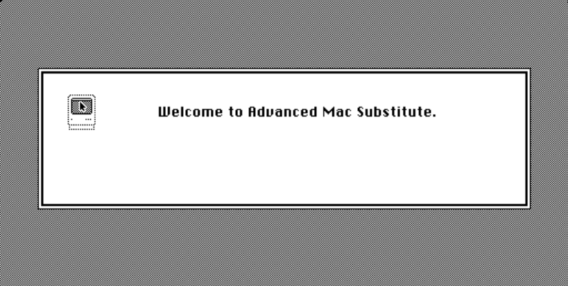 black and white mac emulator
