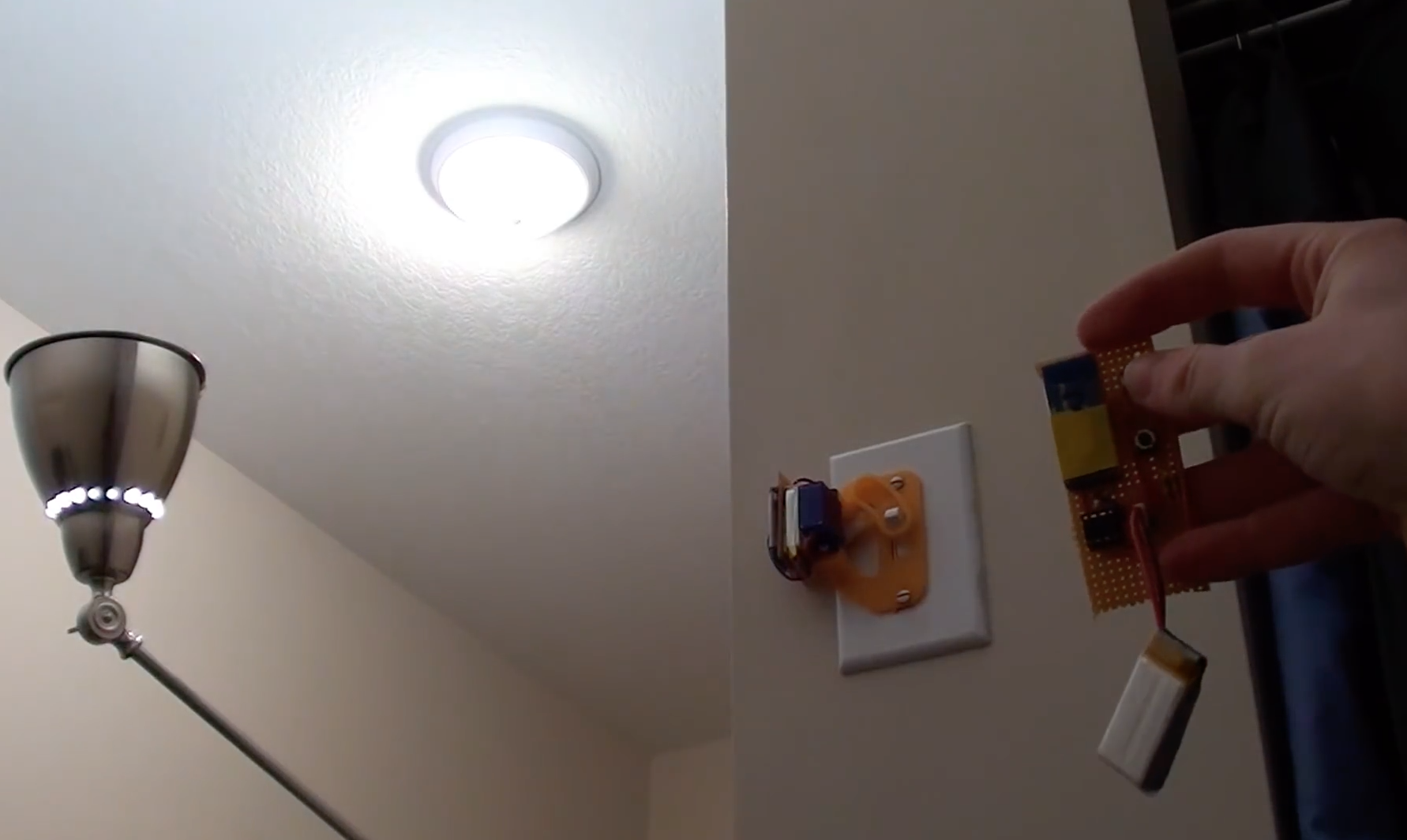 remote operated light switch