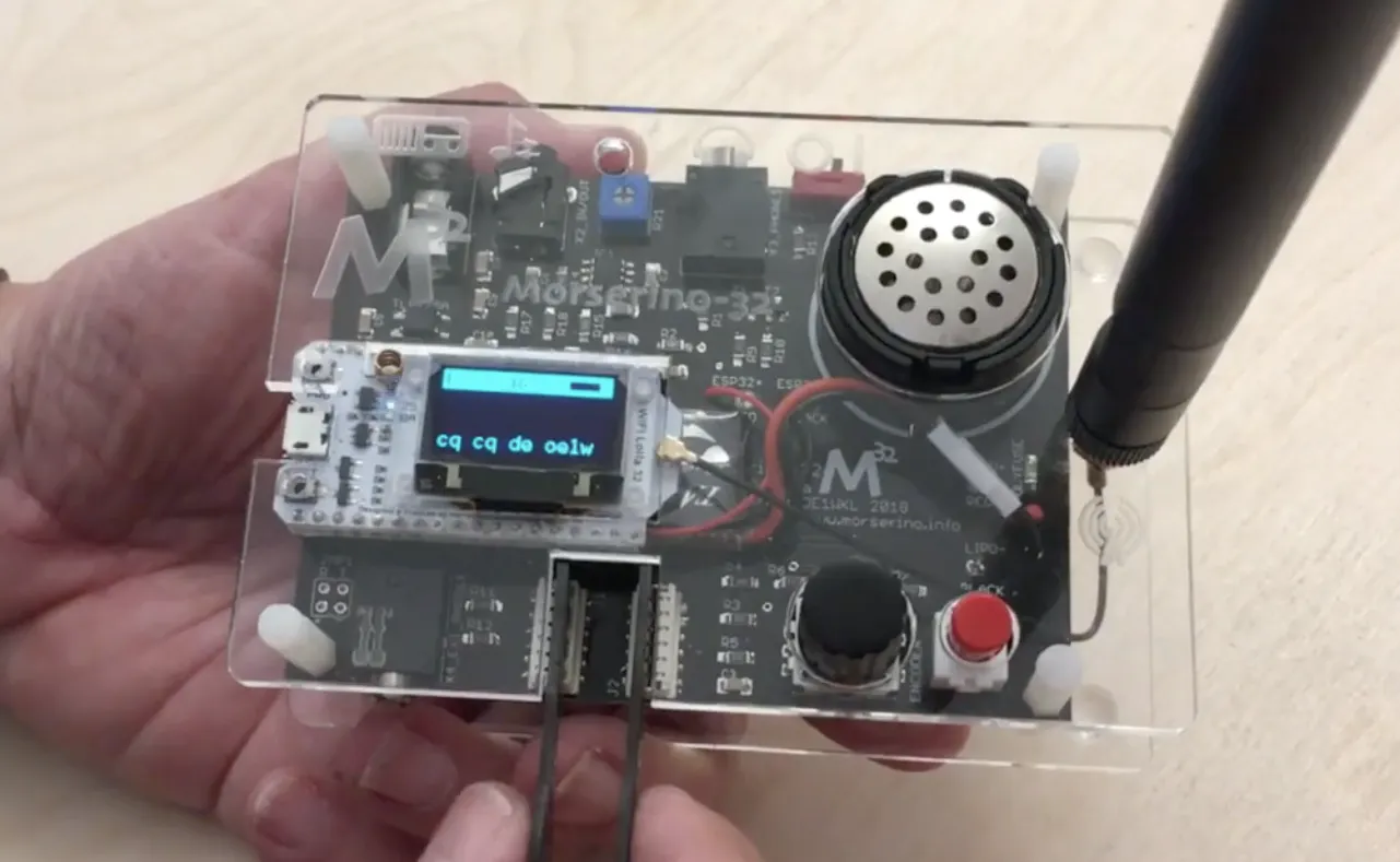 Practice Your Morse Code Skills with the New Morserino-32