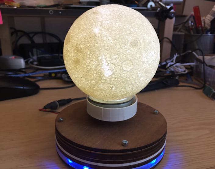 A Levitating Lunar Lamp You Can Make Yourself Hackster Io