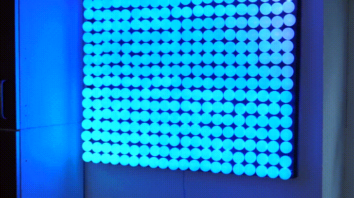 An LED Matrix Video Wall Made Up of Giant Pixels Hackster.io