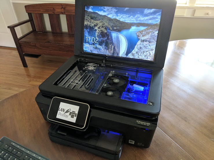 Imgurian Turns A Printer Into A Portable Gaming Pc For Lan Parties